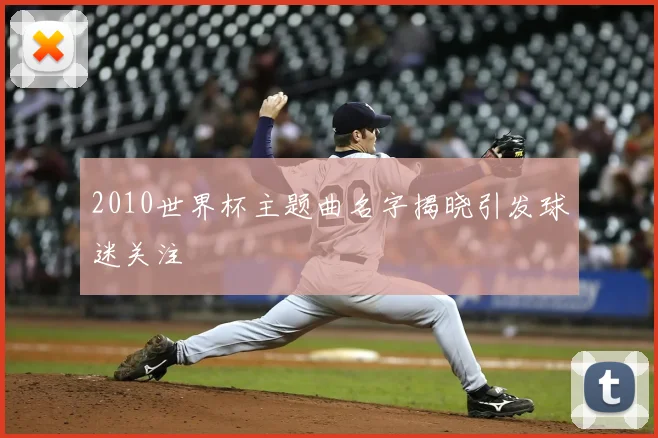2010世界杯主题曲名字揭晓引发球迷关注
